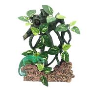 Rrlihjgu Ramas de reptiles, rama de escalada de serpiente, taza con ventosa, protocolo de reptiles, juguete enriquecido, decoración de serpiente, decoración de terrario para lagartos, leones barbudos