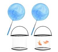 Rrlihjgu - Red de para niños, Redes de y Captura telescópicas, Mango Antideslizante para Uso al Aire Libre, Piscina, jardín Playa