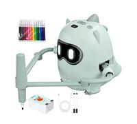 Rrlihjgu Robot de Dibujo para Niños | Juguetes Educativos Interactivos con Voz para Desarrollo Inteligente | Proyector para Calcar Y Dibujar | para Arte, Flores, Otoño, Preescolar, Hogar, Parque,