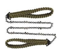 Rrlihjgu Sierra de Cuerda - Sierra de Cadena Portátil de Supervivencia - de Cadena Antideslizante Multiusos de 11 Dientes para Jardinería, Camping y Trabajos