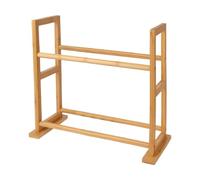 Rrlihjgu Soporte para carrete de filamento, estante de almacenamiento de filamento para impresora 3D de escritorio, estante de mesa de 2 niveles para gestión de consumibles, uso en empresas de estudio