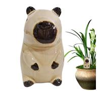 Rrlihjgu Tapas decorativas de inodoro para tornillos, tapa de tornillos de inodoro | cubierta de tornillo de inodoro Capybara, tornillos de cerámica, tapas de accesorios divertidos para evitar