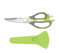 Rrlihjgu Tijeras de cocina, tijeras de cocina para alimentos,Tijeras de carne de cocina 5 en 1 | Tijeras de carne de cocina para todo uso, tijeras de mariscos resistentes para huesos, nueces, pescado