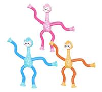 Rrlihjgu Tubos sensoriales, Tubos Pop Juguete sensorial - Alpaca SEGURO TELESCÓPICO,Succión Pop Tube Animales Telescópicos Fidget Toys for Creative Learning