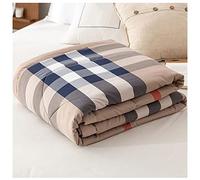 RRNAR Reversible Suave Colchas, Edredón de Verano para Primavera Cama Matrimonio Individual 100% Algodón Lavado Colcha Cubre Cama Multiusos,I,150x200cm