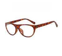 RRNTTTM Gafas de sol circulares de estilo vintage informal para hombre y mujer, clásicas, retro, redondas y ovaladas (estampado de leopardo transparente).