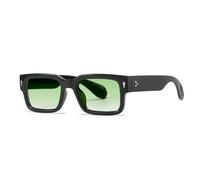 RRNTTTM Gafas de sol clásicas con remaches para hombre y mujer, gafas de moda para hombre, gafas de sol punk, gafas de pesca retro, UV400,WM2346,C2