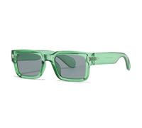 RRNTTTM Gafas de sol clásicas con remaches para hombre y mujer, gafas de moda para hombre, gafas de sol punk, gafas de pesca retro, UV400, WM2346, C6