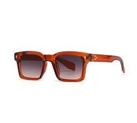 RRNTTTM Gafas de sol de lujo de diseñador para mujer y hombre, gafas de sol de moda con remaches, gafas de sol para exteriores UV400, C5