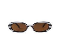 RRNTTTM Gafas de sol de montura pequeña para mujer, montura ovalada, estilo vintage, estilo hip hop, con protección UV400, para exteriores (8)