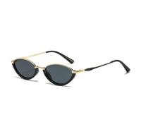 RRNTTTM Gafas de sol de mujer con montura degradada estilo ojo de gato, protección solar UV400 para hombre, color negro, una unidad