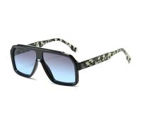RRNTTTM Gafas de sol para mujer, montura de doble color, gafas de sol de diseñador para hombre, gafas de sol de lujo UV400, negro verde, una