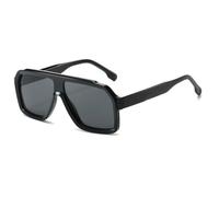 RRNTTTM Gafas de sol para mujer, montura de doble color, gafas de sol de diseño para hombre, gafas de sol de lujo UV400, negras, una