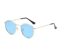 RRNTTTM Gafas de sol polarizadas de moda para hombre y mujer, gafas de sol de lujo, gafas de sol de calidad, gafas de sol polarizadas para hombre, gafas de conducir, UV400, c13, oro azul océano