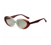 RRNTTTM Gafas de sol retro vintage para mujer, ovaladas, estrechas, con montura pequeña, modernas, con protección UV400 (4)