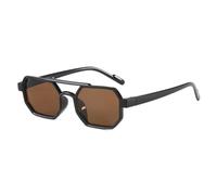 RRNTTTM Gafas de sol vintage de doble haz, gafas de sol UV400 para exteriores, gafas de moda para niñas y niños, gafas de sol clásicas, DJ88120KIDS, C7