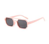 RRNTTTM Gafas de sol vintage de doble haz, gafas de sol UV400 para exteriores, gafas de moda para niñas y niños, gafas de sol clásicas, DJ88120KIDS, C6