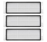 Rrochio 3 Filtro HEPA para roborock Q5, Accesorios de Aspiradora Robot para Q5+, S6, S6 MaxV, S6 Pure, S5 MAX, S5, E5, E4, E3, E2