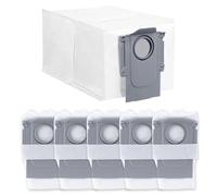 Rrochio 6 Bolsas Aspiradora para roborock Qrevo Pro, Qrevo S, Qrevo, Qrevo Master, Repuesto para S8 MaxV Ultra, Saros 10R, QV 35S, QV 35A, Saros Z70, Qrevo serie, Qrevo Curv serie, Qrevo Edge serie