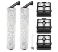 Rrochio Accesorios para Dreame H12 Pro, Repuestos para Aspiradora en Seco y Húmedo Dreame H12 Dual con 2 Cepillos de Rodillo 3 Filtros HEPA Recambio Originales Lavable