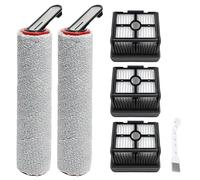 Rrochio Accesorios para Dreame H15 Pro, Repuestos para Aspiradora en Seco y Húmedo Dreame H12 Pro FlexReach, H15 Mix, H15S con 2 Cepillos de Rodillo 3 Filtros HEPA Recambio Originales Lavable