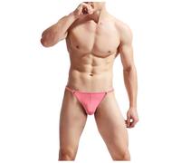 Rrongwn Bragas sin espalda para hombre, bragas sin espalda, calzoncillos gay, con bolsa, tanga, ropa interior atractiva, bikini Ouvert transparente, ropa de San Valentín, RD2., Talla única