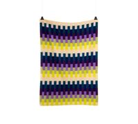Røros Tweed Manta Åsmund bold 135x200 cm Yellow-blue