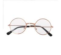 RROVE Gafas Planas Recién Nacido Bebé Niñas Niños, Accesorios de fotografía Caballero Disparar a un Estudio Dorado