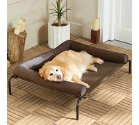 RRPETHOME Cama grande elevada y refrescante para perros, camas elevadas para perros grandes, cama para perros grandes, cama para perros grandes, a prueba de masticación, portátil, para mascotas, pies