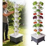 RRrawgff Hydroponic Growing System, Kit de Torre hidropónica Torre de plantación de y 30/45 Orificios Sistema de Cultivo hidropónico para Hierbas, Frutas y Verduras
