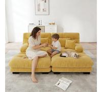 RRrawgff Sofá Esquinero Modular en L, Sofa 2-4 Plazas con función Cama y Chaise Longue Derecha, Sofá Cama Chaise Longue, Sofas de Salón Modernos Tela de Chenilla