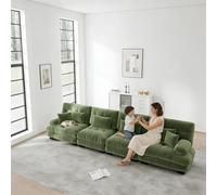 RRrawgff Sofá Esquinero Modular en L, Sofa 2-4 Plazas con función Cama y Chaise Longue Derecha, Sofá Cama Chaise Longue, Sofas de Salón Modernos Tela de Chenilla