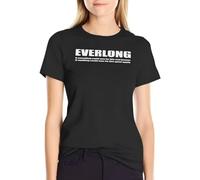 RRRRDXdx333 Foo Everlong Lyrics Lettering T-Shirt