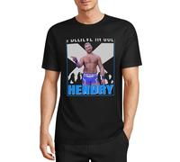 RRRRDXdx333 Joe-Hendry-T-Shirt-Boys-Whites-Graphic-Tees-Plain-Black-t-Shirts-Men