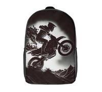 RRTYVFD 3D barco puesta de sol paisaje mochila niños impermeable mochila escolar mochila linda mochila de moda ocio escuela mochila para niños, niñas y niños, Thrill Seeker, 17"