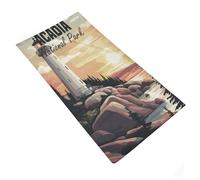 RRTYVFD Acadia Nacional Parque Nacional Bah Toallas, Toalla Absorbente de Secado Rápido para Viajes, Camping y Playa, 35 x 73 cm