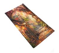 RRTYVFD Among The Trees Toalla grande de microfibra suave para hombres y mujeres, limpieza corporal y masaje, 35 x 73 cm