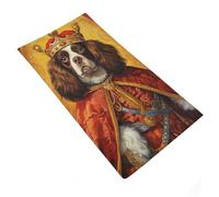 RRTYVFD Cavalier Dog The King - Toalla de microfibra extragrande (35 x 73 cm)