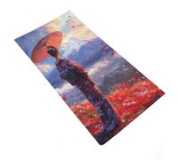 RRTYVFD Geisha Looking at Fuji - Toallas de baño de microfibra (35 x 73 cm)