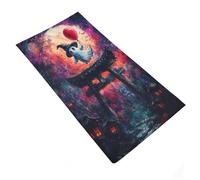 RRTYVFD Ghostly Flight in Japan - Toallas lavables con toalla de limpieza cómoda, suave para pieles sensibles, 35 x 73 cm