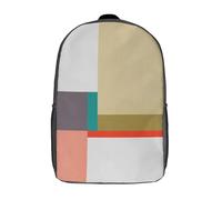 RRTYVFD Kids Abstraction - Mochila para niños y niñas, mochila de viaje, mochila escolar para adolescentes, Abstract And Geometric 7, 17"