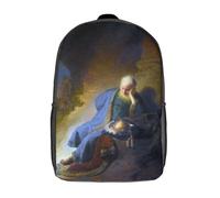 RRTYVFD Lindas bolsas de viaje impresas en 3D para dos caballeros en atuendo del siglo XVIII, mochila escolar para niños, mochila informal para exteriores, mochila informal para niñas, Jeremiah