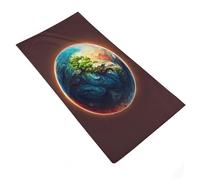 RRTYVFD Lonely Planet Towels Toalla grande absorbente de secado rápido para spa, gimnasio, hotel, 35 x 73 cm