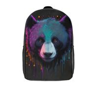 RRTYVFD Mochila de hadas de vidrieras, impresión 3D, bolsa para niños, bolsa de escuela ligera para escolares y escolares, 43 cm (17 pulgadas), ideal para jardín de infantes y guardería.