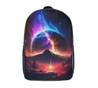 RRTYVFD Mochila escolar con diseño de abrazo cósmico para niños, mochila escolar impresa en 3D para estudiantes de primaria y secundaria, regalo de cumpleaños para adolescentes, Death Of A Star, 17"