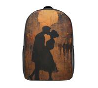 RRTYVFD Mochila escolar con impresión 3D para niños, de alta capacidad, para viajes, a la moda, mochila informal, No te preocupes por los demás, 17"