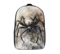 RRTYVFD Mochila escolar Hippo Wild Beauty impresa en 3D para niños, estilo casual y de moda, ideal para viajes y estudios., Arachnid Inked Arachnid, 17"
