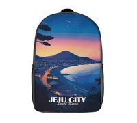 RRTYVFD Mochila escolar infantil con impresión 3D de la poderosa flota de buques de guerra para niños, mochilas de viaje, mochilas para libros, mochila escolar para niños, Jeju City Corea del Sur al