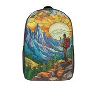 RRTYVFD Mochila escolar para escolar, ilustración del Parque Nacional Mesa Verde, mochila escolar para niños impresa en 3D, bolsa de viaje de moda, bolsa de escuela para niños, Vidrio de acero