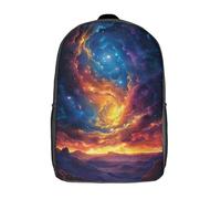 RRTYVFD Mochila escolar para niños con diseño de estatua del dios Apolo, mochila de moda unisex para viajes, mochila 3D original, Arte Celestial, 17"